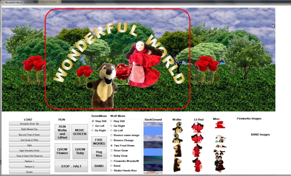 Animation Software Program Screen